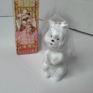 Vintage Avon Sweet Tooth Terrier Cotillion Cologne Decanter with Box Full